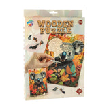 Moxy houten puzzel koala unieke vormen, 130pcs - afbeelding 1