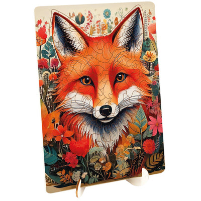 Moxy houten puzzel fox unieke vormen, 130pcs