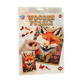 Moxy houten puzzel fox unieke vormen, 130pcs - afbeelding 1