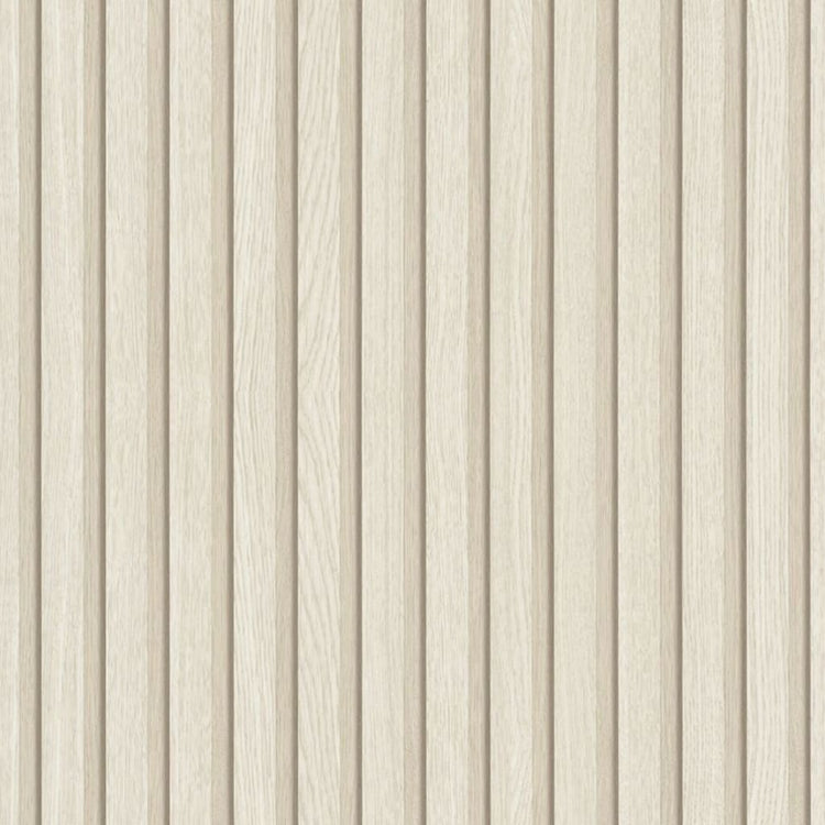 Noordwand behang botanica wooden slats beige