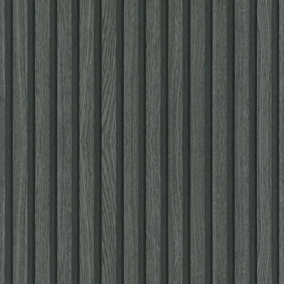 Noordwand behang botanica wooden slats zwart en grijs
