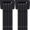Abus bordo granit 6500k 90 folding lock twinset incl. holder