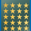 Avery av-52800 etiket z-design christmas pakje a 2 vel gouden sterren