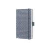 Sigel si-jn126 notitieboek jolie flair a6 hardcover gelinieerd gletsjer grijs 174 blz 80g
