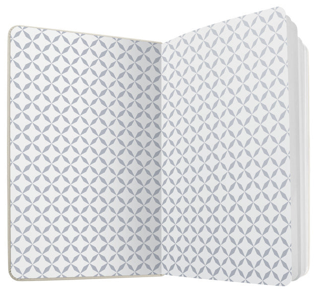 Sigel si-jn126 notitieboek jolie flair a6 hardcover gelinieerd gletsjer grijs 174 blz 80g