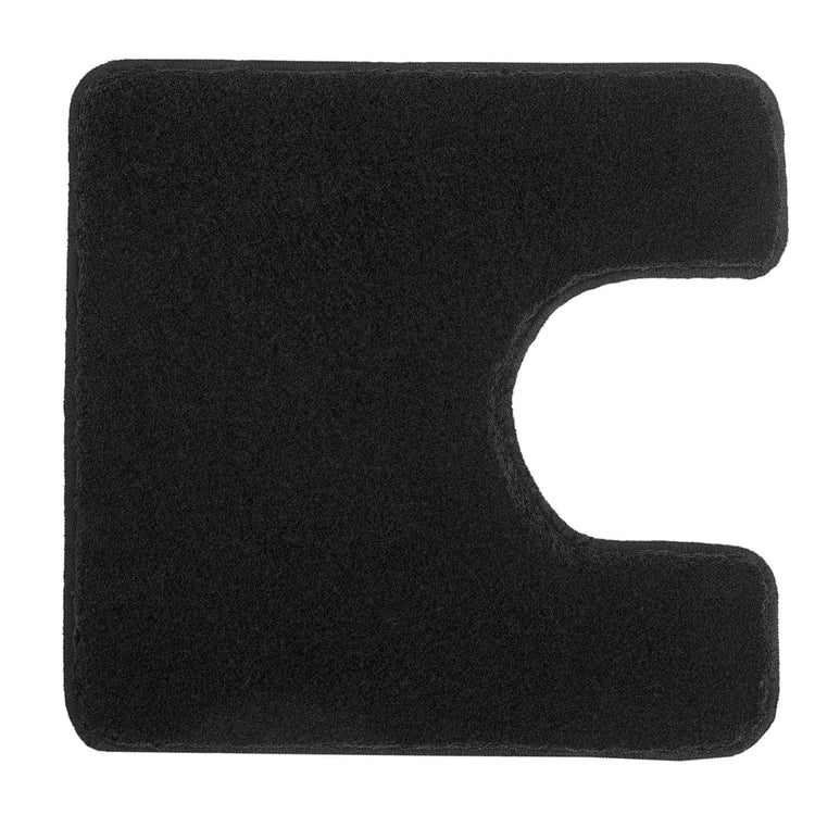 Kleine wolke toiletmat relax 55x55 cm zwart