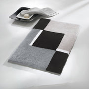 Kleine Wolke Kleine Wolke Badmat Dakota Platinum 55x65 cm grijs en zwart - afbeelding 1