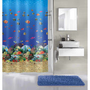 Kleine wolke kleine wolke douchegordijn malediven 180x200 cm meerkleurig - afbeelding 2