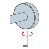 Kleine wolke handdoekring meo zilverkleurig - afbeelding 3