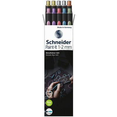 Schneider schrijfwaren schneider stift - metallic liner - paint-it - 2mm - 10 stuks - metallic - s-ml02011503
