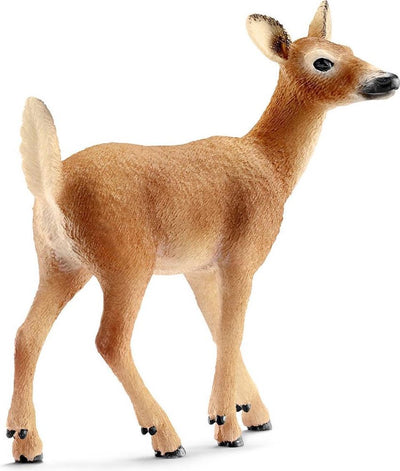 Schleich witstaart hert 14710 - speelfiguur - farm world - 3,5 x 8 x 8 cm