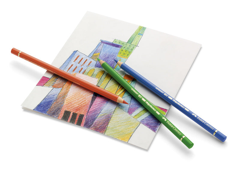 Faber-castell kleurpotloden - polychromos - blik 12 stuks - fc-110012