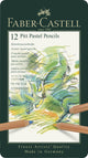 Faber-castell pastelpotloden pitt - 12 stuks - fc-112112