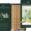 Faber castell fc-112112 pastelpotlood faber-castell pitt metalen etui a 12 stuks