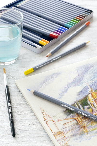 Faber castell fc-114636 aquarelkleurpotlood faber-castell goldfaber etui 36 stuks