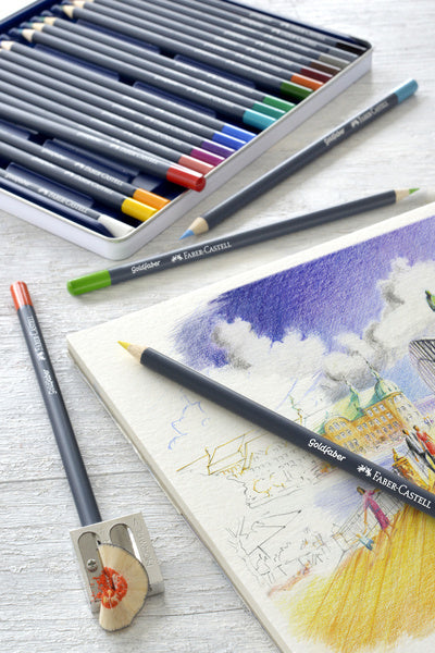 Faber-castell goldfaber kleurpotloden - blik 48 stuks - fc-114748