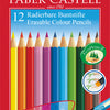 Faber castell faber castell fc-116612 kleurpotlood uitgumbaar etui 12 stuks