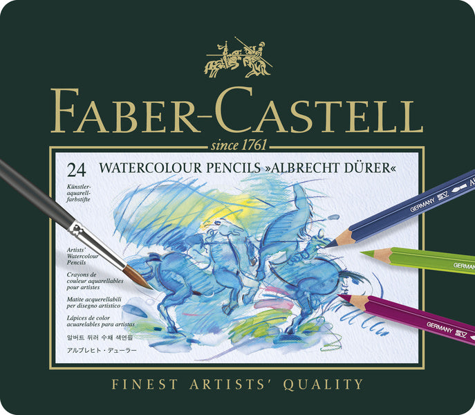 Faber-castell aquarelpotlood - albrecht durer - blik 24 stuks - fc-117524