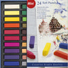 Faber castell fc-128224 pastelkrijt halve lengte etui à 24 stuks