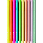 Faber castell fc-155312 grip viltstiften neon en pastel 10 stuks - afbeelding 2