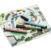 Faber castell fc-167101 tekenstift faber-castell pitt artist pen 4-delig etui donker sepia