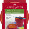 Faber castell fc-181517 watercup clic go roze oranje