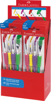 Faber castell fc-481600 penselenset plastic 4 stuks - afbeelding 2