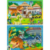 Ravensburger puzzel jurassic world explorers 2x24pcs