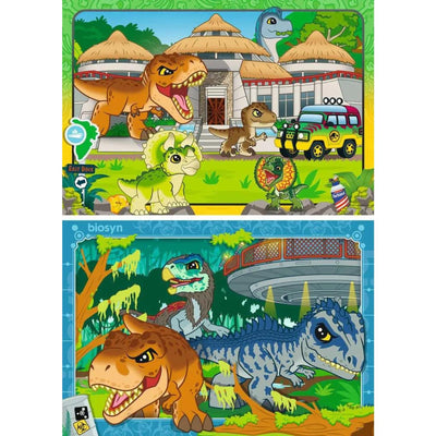 Ravensburger puzzel jurassic world explorers 2x24pcs