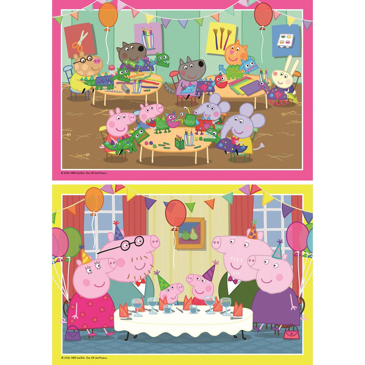 Ravensburger puzzel peppa pig 2x12pcs