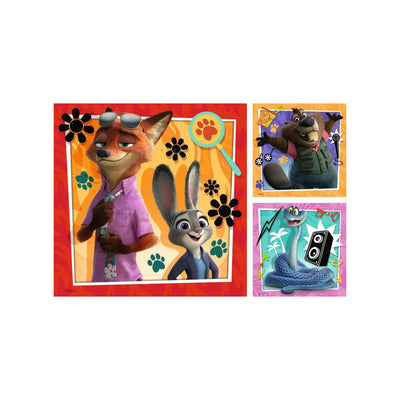 Ravensburger puzzel zootopia 2 3x49 stukjes
