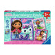 Ravensburger puzzel gabby's dollhouse - legpuzzel - 3x49 stukjes