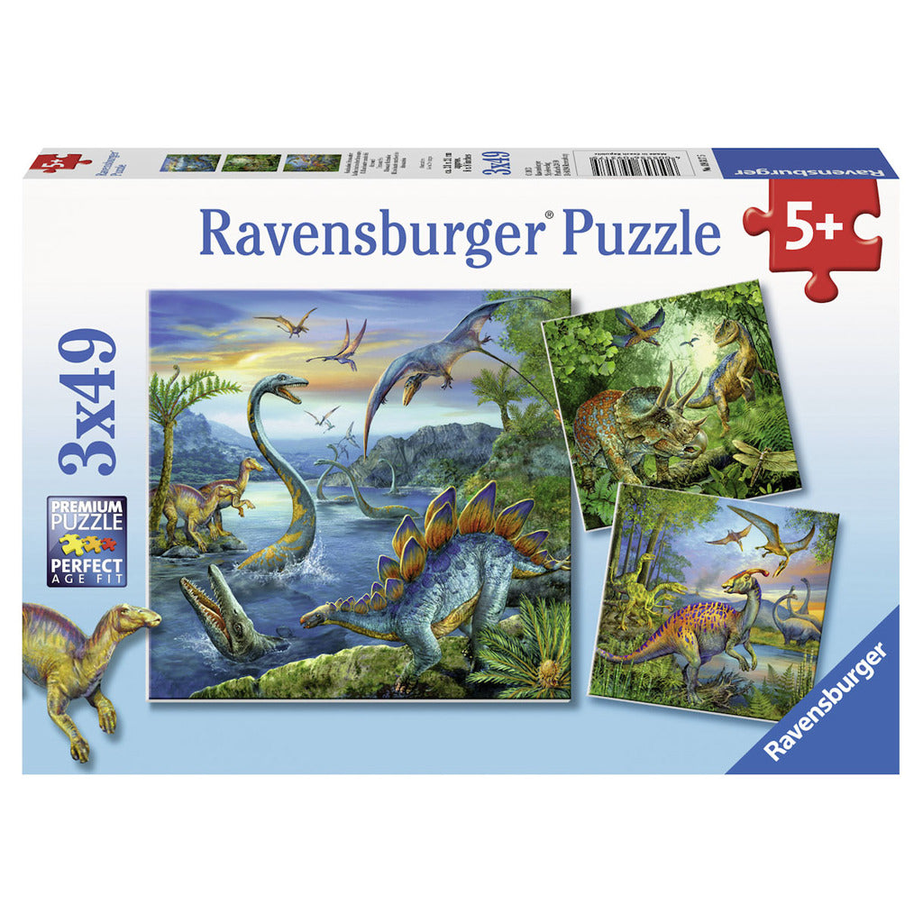 Ravensburger - Dinosauriërs 3x49st.