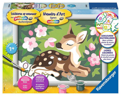 Ravensburger schilderen op nummer klein hert - hobbypakket