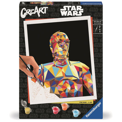 Ravensburger creart star wars c-3po - schilderen op nummer