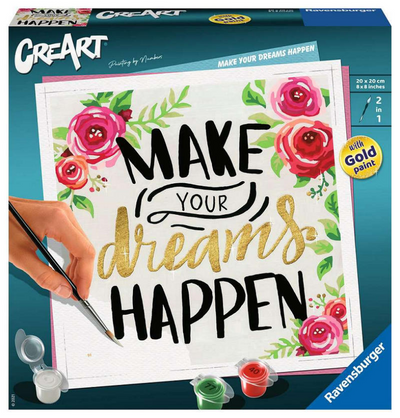 Ravensburger creart schilderen op nummer - make your dreams happen