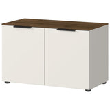 Germania Germania Schoenenbank GW-California 40x75x48 cm kasjmier walnootkleur - afbeelding 2