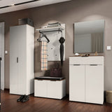 Germania Germania Schoenenbank GW-California 40x75x48 cm kasjmier walnootkleur - afbeelding 1