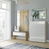 Germania Germania Schoenenbank GW-Avino 38x92x51 cm Navarra eikenkleurig en wit - afbeelding 1