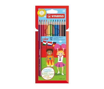 Stabilo color kleurpotlood etui 12