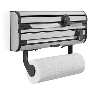Leifheit rollenhouder parat royal - zwart rvs