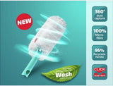 Leifheit superduster plumeau m - wasbaar - 38 cm - flexibel - click system - afbeelding 2