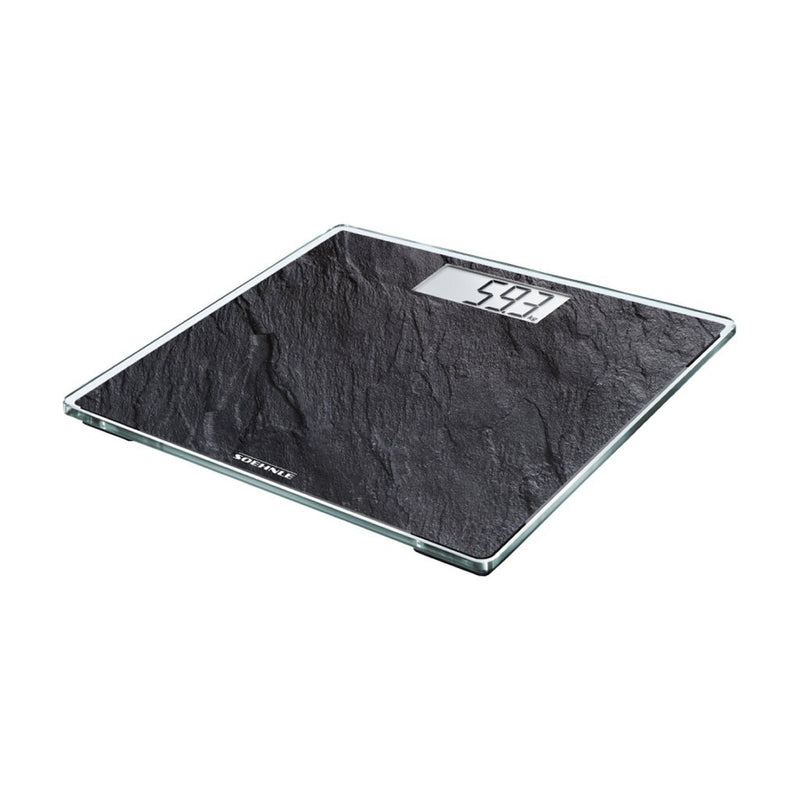 Leifheit soehnle 63881 style sense compact 300 digitale personenweegschaal leisteenlook