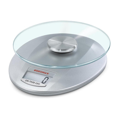 Soehnle keukenweegschaal roma - digitaal - 1 gram nauwkeurig - tot 5 kg - zilver