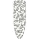 Leifheit strijkplankhoes perfect steam air board express s m - 125 x 40 cm strijkvlak - 3 mm dikke molton - zwart - wit