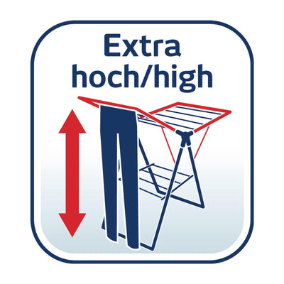 Leifheit 81472 classic droogrek 250 flex 25 m drooglengte zwart