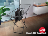 Leifheit classic droogrek - 200 easy - 20 mtr drooglengte - zwart - afbeelding 5