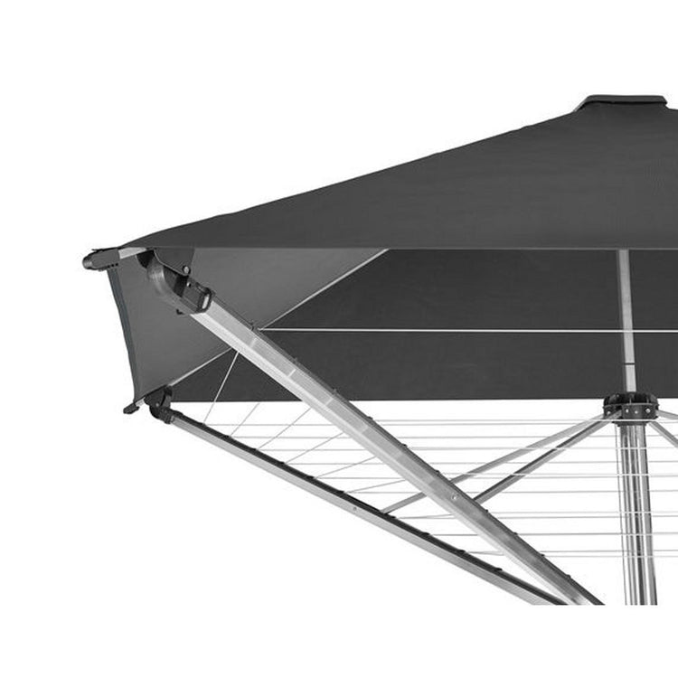 Leifheit Leifheit 82100 LinoProtect 400 Droogmolen met Dak Zilver Grijs