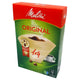 Litta me koffiefilters 1x4 80 stuks bruin | 4 stuks