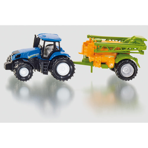 Siku 1668 tractor met veldspuit
